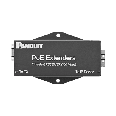 Receptor PoE/PoE+ Para Uso con Transmisor POEXTX1, Hasta 610 Metros (2000 ft) con Cable Cat5e o Cat6, 10/100Mbps