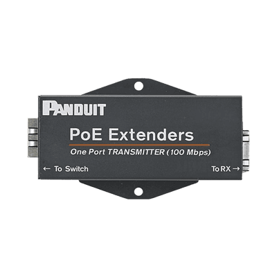 Transmisor PoE/PoE+ Para Uso con Receptor POEXRX1, Hasta 610 Metros (2000 ft) con Cable Cat5e o Cat6, 10/100Mbps