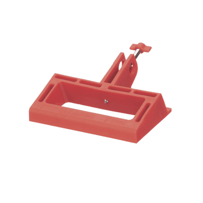 Bloqueador LOTO de Manija Grande para Disyuntores de Caja Moldeada, 2.24" (56.8m) Largo x 3.75" (95.2mm) Ancho. Color rojo