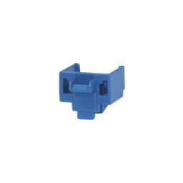 Kit de 10 Dispositivos para Bloquear Puertos Jack RJ45, Color Azul, Incluye Llave de Extracción