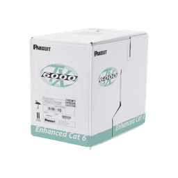 Bobina de Cable UTP 305 Metros (1000 Pies) de Cobre, TX6000? PanNet, Reelex, Gris Internacional, Categoría 6 Mejorado (23 AWG), PVC (CM), de 4 Pares