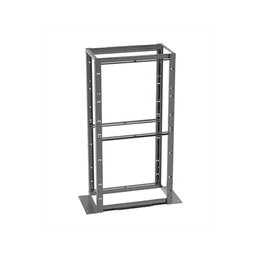 Rack de Cuatro Postes Estándar de 19", Rieles Con Orificio Para Tuerca Enjaulada, Profundidad Máxima de 41.5 in, 45 Unidades de Rack, Color Negro