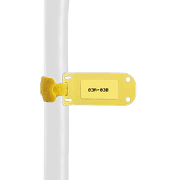 Paquete de 25 Marcadores de Identificación Autolaminados, de 33.3 x 76.2 mm, Uso Interior/Exterior, Color Amarillo