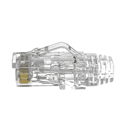 Plug RJ45 Cat6/6A, Para Cable UTP de Calibre 28 AWG, Chapado en Oro de 50 micras, Paquete de 100 piezas