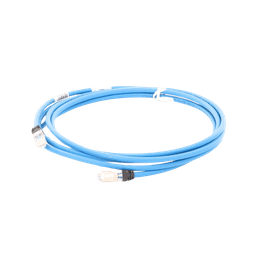 Patch Cord Cat6A, Blindado S/FTP, CM/LS0H, 10ft, Color Azul