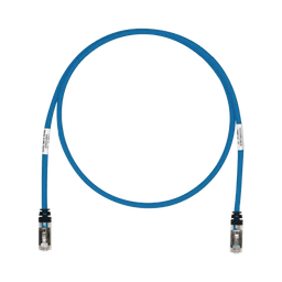 Patch Cord Cat6A, Blindado S/FTP, CM/LS0H, 10ft, Color Azul