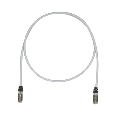 Patch Cord Cat6A, Blindado S/FTP, CM/LS0H, 10ft, Color Gris