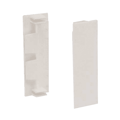 Unión recta de tapa, para uso con canaleta T70, Material PVC Rígido, Color Blanco Mate