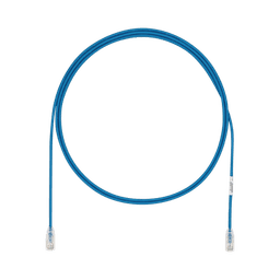 Cable de Parcheo UTP Cat6A, CM/LSZH, Diámetro Reducido (28AWG), Color Azul, 15ft