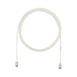 Cable de Parcheo UTP Cat6A, CM/LSZH, Diámetro Reducido (28AWG), Color Blanco Mate, 20ft