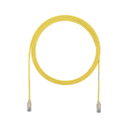 Cable de Parcheo UTP Cat6A, CM/LSZH, Diámetro Reducido (28AWG), Color Amarillo, 3ft