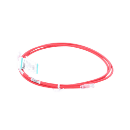 Cable de Parcheo UTP Cat6A, CM/LSZH, Diámetro Reducido (28AWG), Color Rojo, 7ft