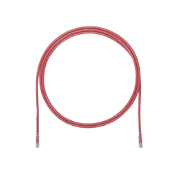 Cable de Parcheo UTP, Cat6A, 24 AWG, CM, Color Rojo, 17ft