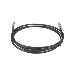 Cable de Parcheo UTP, Cat6A, 24 AWG, CM, Color Negro, 5ft