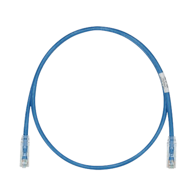 Cable de Parcheo TX6, UTP Cat6, 24 AWG, CM, Color Azul, 0.5 m.