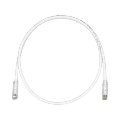 Cable de Parcheo TX6, UTP Cat6, 24 AWG, CM, Color Blanco Mate, 10ft