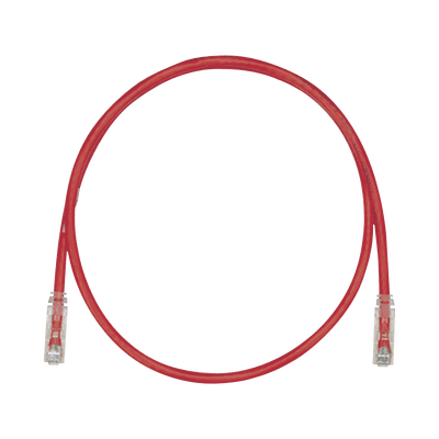 Cable de Parcheo TX6, UTP Cat6, 24 AWG, CM, Color Rojo, 15ft