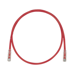 Cable de Parcheo TX6, UTP Cat6, 24 AWG, CM, Color Rojo, 15ft