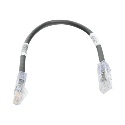 Cable de Parcheo TX6, UTP Cat6, 24 AWG, CM, Color Negro, 1ft