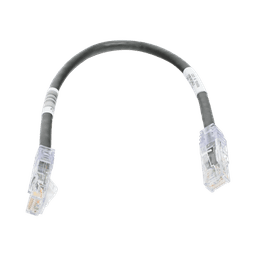 Cable de Parcheo TX6, UTP Cat6, 24 AWG, CM, Color Negro, 1ft