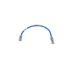 Cable de Parcheo TX6, UTP Cat6, 24 AWG, CM, Color Azul, 1 ft