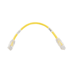 Cable de Parcheo TX6, UTP Cat6, 24 AWG, CM, Color Amarillo, 1ft