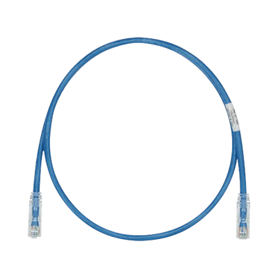 Cable de Parcheo TX6, UTP Cat6, 24 AWG, CM, Color Azul, 6.1 Metros (20 Pies)