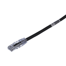 Cable de Parcheo TX6, UTP Cat6, 24 AWG, CM, Color Negro, 3 ft.