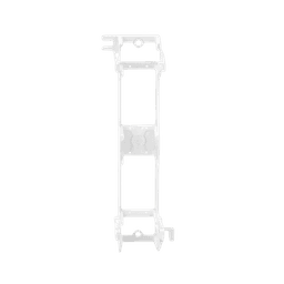 Montaje de Pared para Panel de Parcheo de 12 puertos, Color Blanco