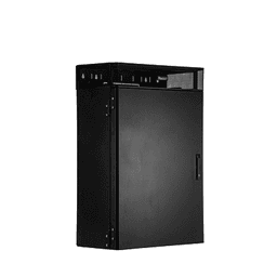 Gabinete de Montaje en Pared TrueEdge™, Con 6 UR para Equipo Activo y 6 UR para Paneles de Parcheo, Fabricado en Acero, Color Negro