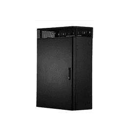 Gabinete de Montaje en Pared TrueEdge™, Con 6 UR para Equipo Activo y 6 UR para Paneles de Parcheo, Fabricado en Acero, Color Negro