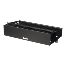 Organizador de Cables Horizontal PatchLink, Doble (Frontal y Posterior), Para Rack de 19in, 2UR