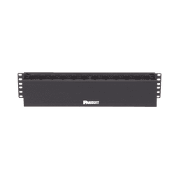 Organizador de Cables Horizontal PatchLink, Sencillo (Solo Frontal), Para Rack de 19in, 2UR