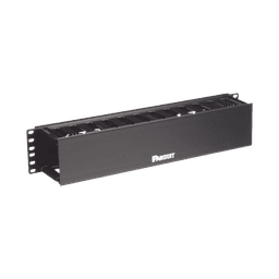 Organizador de Cables Horizontal PatchLink, Sencillo (Solo Frontal), Para Rack de 19in, 2UR