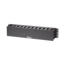 Organizador de Cables Horizontal PatchLink, Sencillo (Solo Frontal), Para Rack de 19in, 2UR