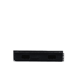 Organizador de Cables Horizontal PatchLink, Sencillo (Solo Frontal), Con Tapa Extendida, Para Rack de 19in, 2UR