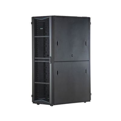 Gabinete FlexFusion para Centros de Datos, 45 UR, 800 mm de Ancho, 1200 mm de Profundidad, Fabricado en Acero, Color Negro