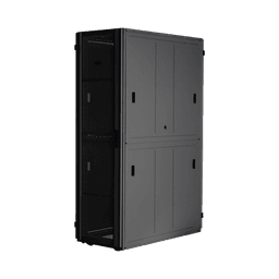 Gabinete FlexFusion™ XGL (Light) para Centros de Datos, 42 UR, 800 mm de Ancho, 1070 mm de Profundidad, Fabricado en Acero, Color Negro