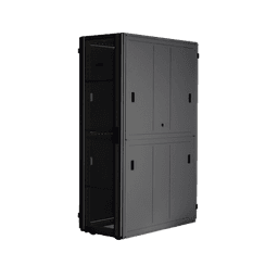 Gabinete FlexFusion™ XGL (Light) para Centros de Datos, 48 UR, 800 mm de Ancho, 1070 mm de Profundidad, Fabricado en Acero, Color Negro