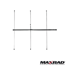 Antena base VHF, direccional, rango de frecuencia 150 - 174 MHz (Yagi 3 elementos)