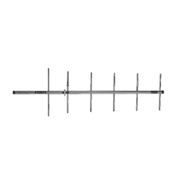 Antena Yagi Direccional para Base, 150-174 MHz, 10.2 dB de ganancia, 6 elementos, 250 Watt.