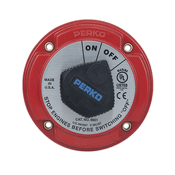 Switch Selector de Batería On / Off de Servicio Mediano, para Sistemas Eléctricos Marinos