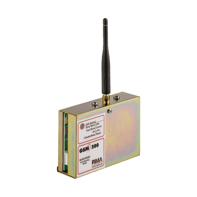 Comunicador GSM/GPRS para paneles PIMA. Permite envío de SMS, Llamadas o Datos. Compatible con la central SENTRY de PIMA