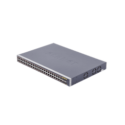 Switch Administrable de 48-Puertos 10/100/1000T 802.3at PoE + 4-Puertos 100/1000BASE-X SFP / 440W