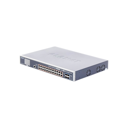 Switch Administrable Capa 3, 24 Puertos Gigabit 802.3bt, Hasta 600 W, 4 Puertos 10 G SFP+, Con Pantalla Táctil para Configuración Básica