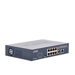 Switch no administrable PoE de 8 puertos 10/100/1000 Mbps con PoE 802.3af/at