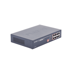 Switch PoE no Administrable, 8 Puertos 10/100/1000 Mbps con 4 Puertos PoE 802.3af/at, Modo Extender Hasta 250 mts