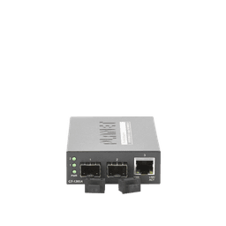 Convertidor de Medios con Doble Puerto SFP 1000BASE-FX/SX/LX y Puerto Ethernet 1000Base-T 