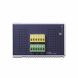 Switch Industrial Administrable Capa 2, 8 puertos PoE Gigabit 802.3af/at, 2 Puertos SFP de 1 / 2.5 Gigabit, Entrada de Voltaje Secundaria para Fuente Redundante