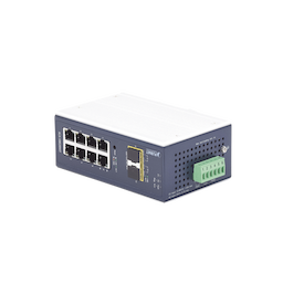 Switch Industrial Administrable Capa 2, 8 Puertos 10/100/1000T, 2 Puertos SFP 1G / 2.5 G BASE X